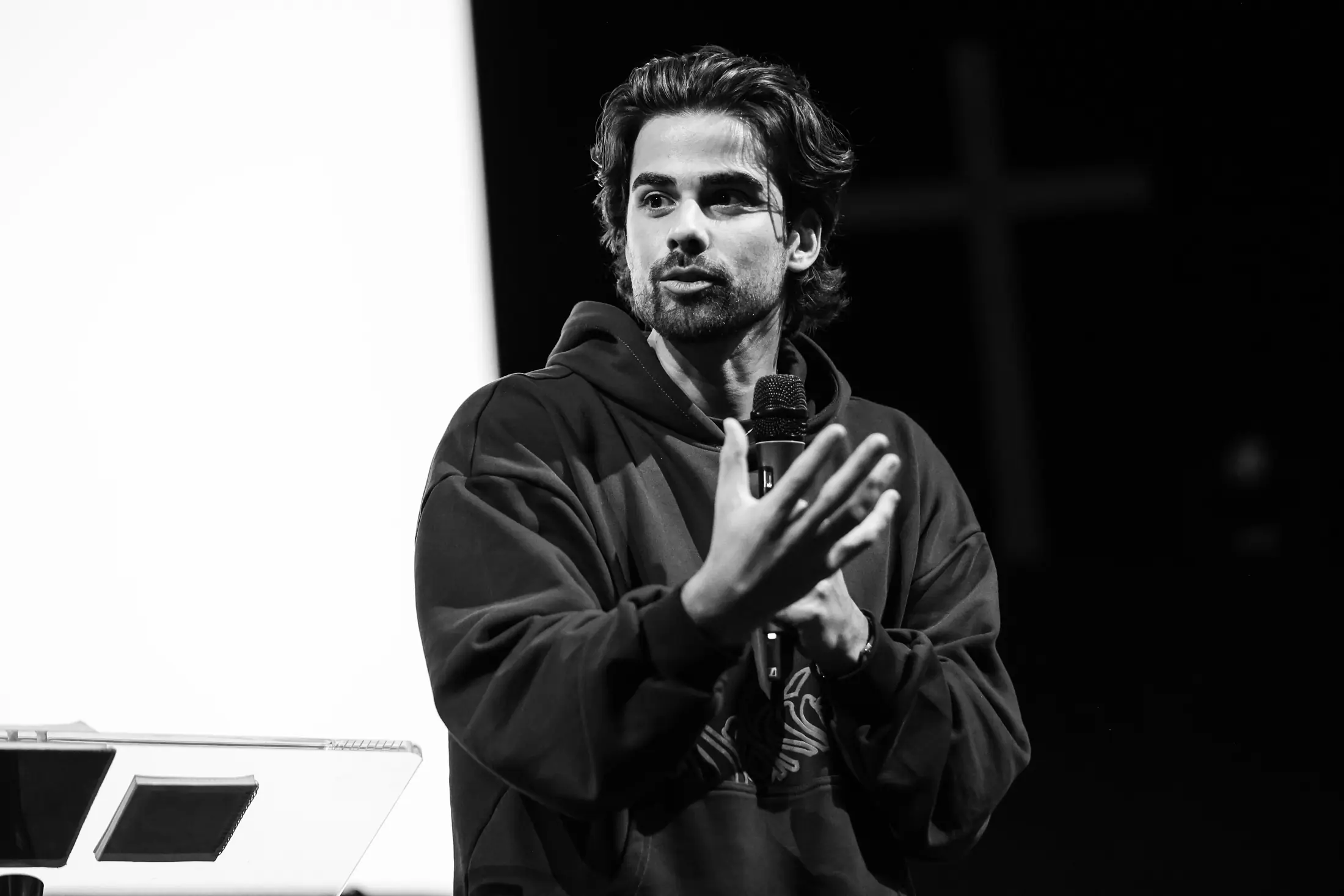 Christian Al-Masoud auf der Bühne